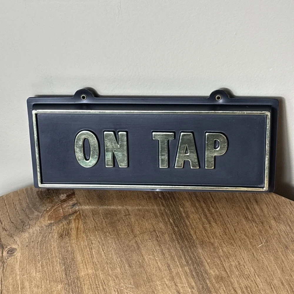 Plastic Hanging Bar‎ Sign 2 Sided 